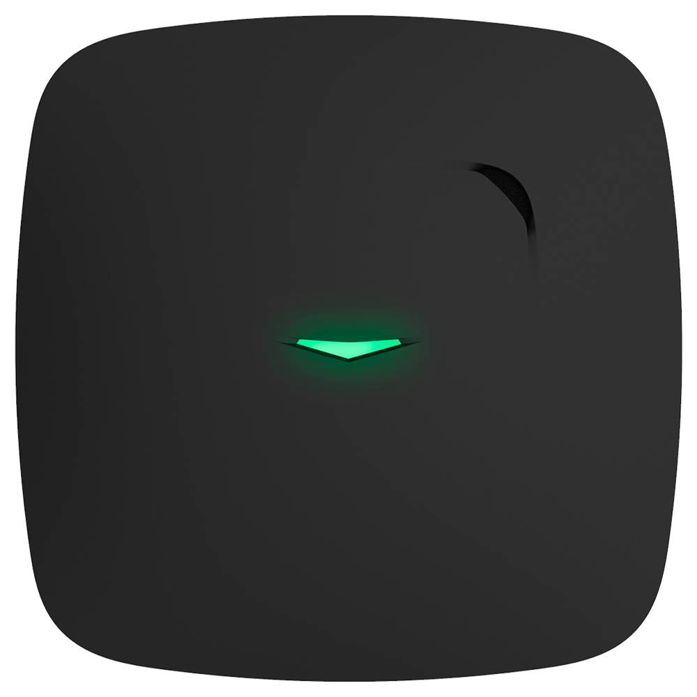 Détecteur de fumée et CO — coloris noir