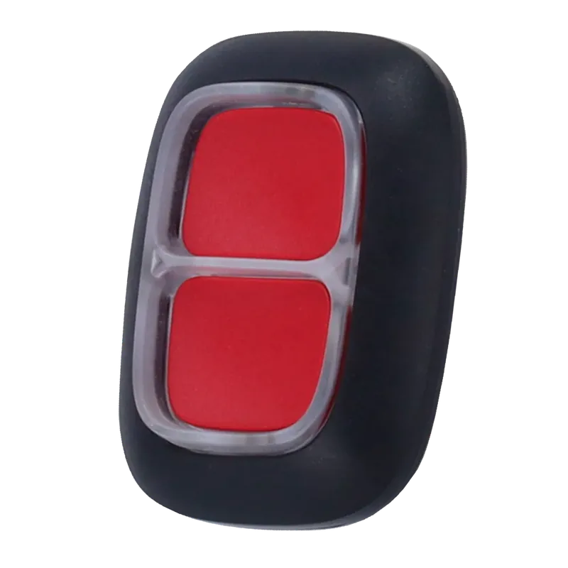 Double bouton de panique — coloris noir